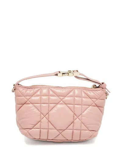 Pre-owned Dior Small Cannage Nomad Pouch Bag