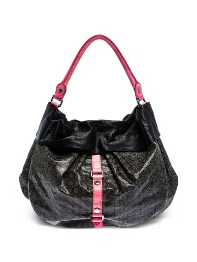 Pre-owned Marc Jacobs Vintage  Logo-print Tote Bag In Brown