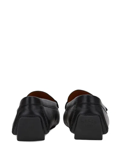 Bally Driver Leather B-detail Loafers