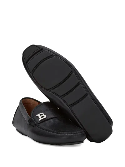 Bally Driver Leather B-detail Loafers