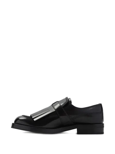 Church's Piper Buckled Leather Loafers In Black