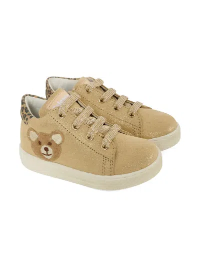 Falcotto Glitter-effect Sneakers In Brown