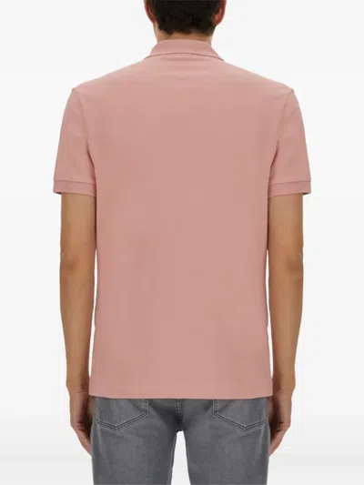 Hugo Boss Paul Cotton Polo Shirt In Pink