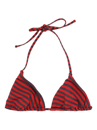 Paloma Wool Kineta Striped-pattern Bikini Top