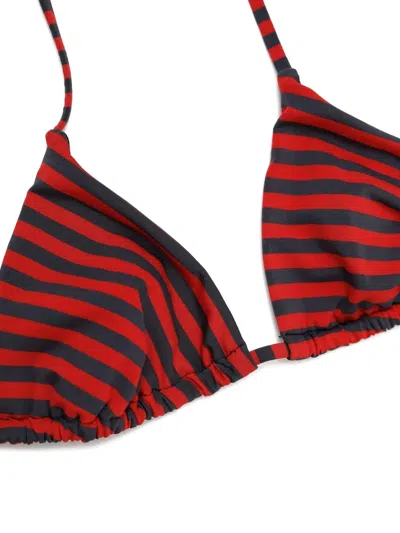 Paloma Wool Kineta Striped-pattern Bikini Top