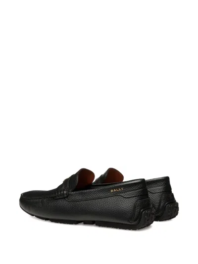 Bally Pilot Driver Grained-leather Loafers