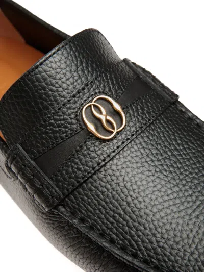 Bally Pilot Driver Grained-leather Loafers