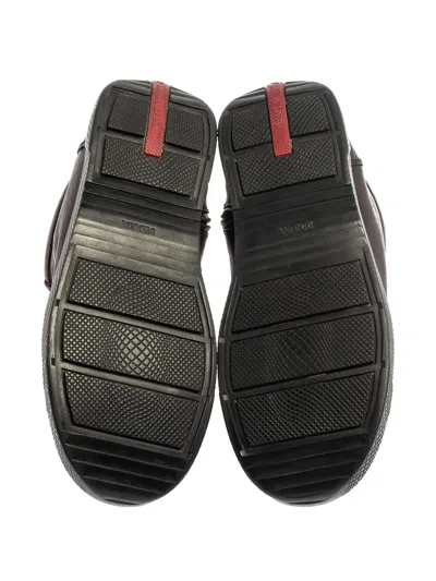 Pre-owned Prada Leather High-top Sneakers