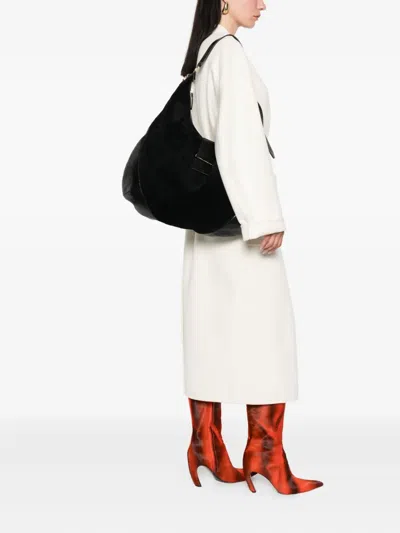 Jimmy Choo Suede-leather Shoulder Bag