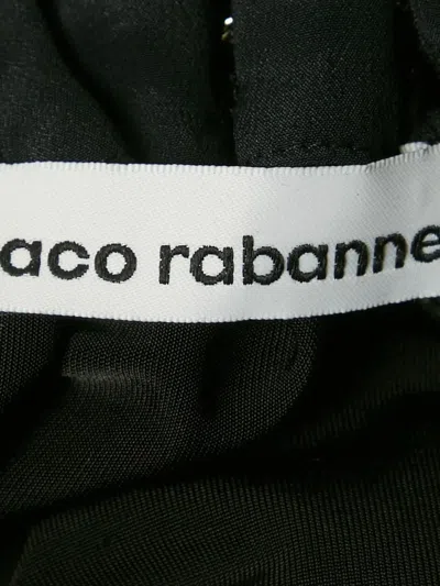Pre-owned Rabanne Crystal-embellished Draped Top In Black