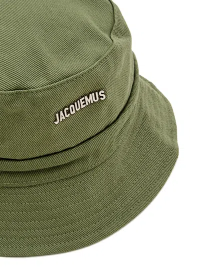 Jacquemus Le Bob Gadjo Cotton Hat In Green