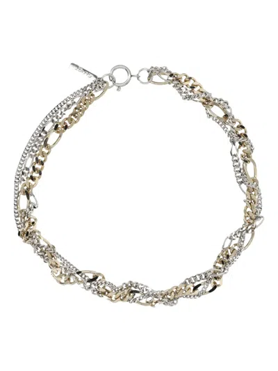 Justine Clenquet Multi-chain Choker Necklace In Metallic