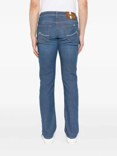 Jacob Cohen Pocket-detail Slim-fit Jeans In Blue