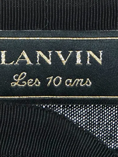 Pre-owned Lanvin Faux Pearl-embellishment Sleeveless Top In Black