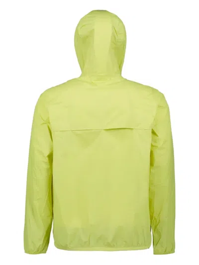 K-way Le Vrai 3.0 Claude In Yellow Soleil In Green