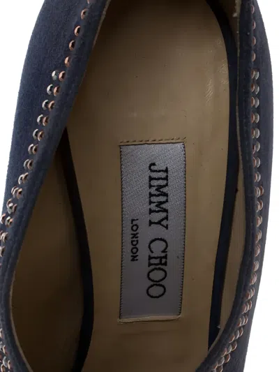 Pre-owned Jimmy Choo 125mm Stud-detail Suede Boots