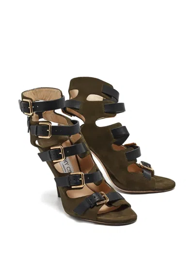Pre-owned Jimmy Choo 110mm Trick Sandals