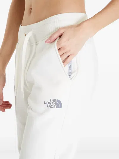 The North Face Logo-embroidered Track Pants In White