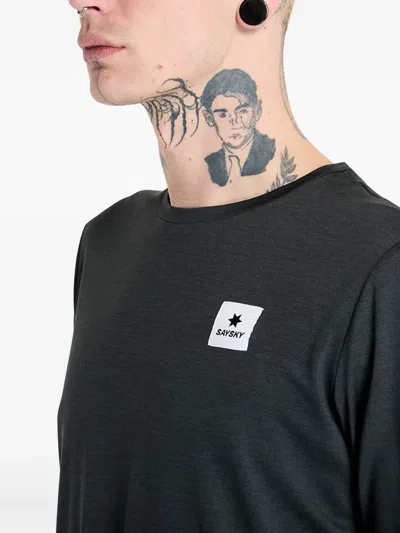 Saysky Long-sleeve T-shirt In Black