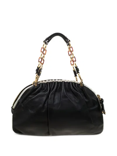 Pre-owned Marc Jacobs Vintage Capra Leather Chain Satchel Bag