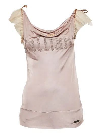 Pre-owned John Galliano Tie-up Top