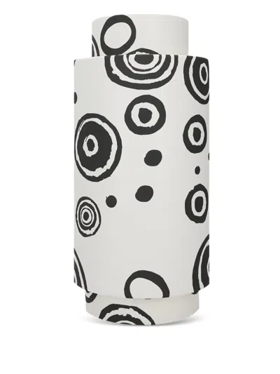 10 Corso Como X Bitossi Ceramiche Circle-print Ceramic Vase In White