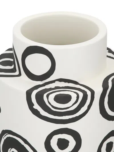 10 Corso Como X Bitossi Ceramiche Circle-print Ceramic Vase In White