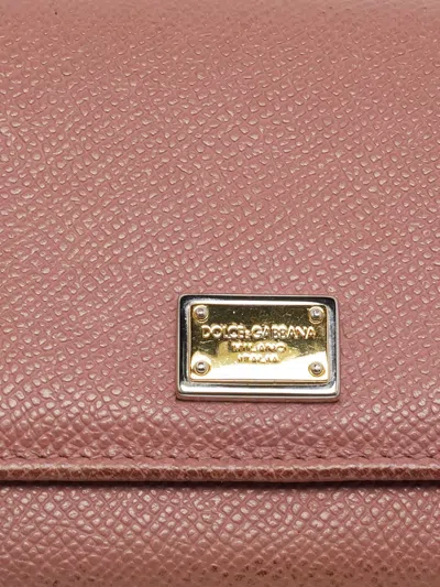 Pre-owned Dolce & Gabbana 2024 Logo-plaque Wallet