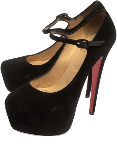 Pre-owned Christian Louboutin 155mm Daffodile Platform Pumps