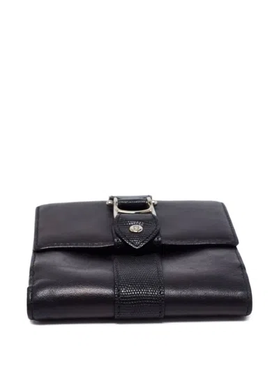 Pre-owned Aigner Vintage Leather Trifold Wallet