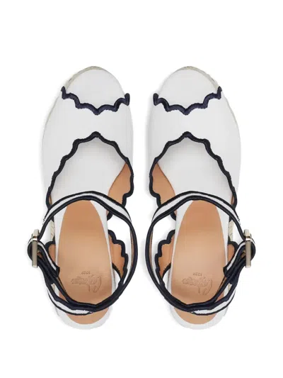 Castaã±er 110mm Scalloped-edge Wedge Heeled Espadrilles