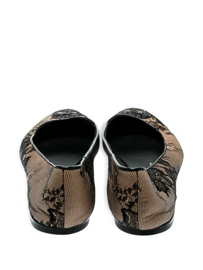 Pre-owned Giuseppe Zanotti Vintage Lace Ballet Flats