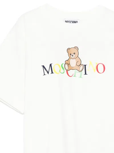 Moschino Bear-print T-shirt In White