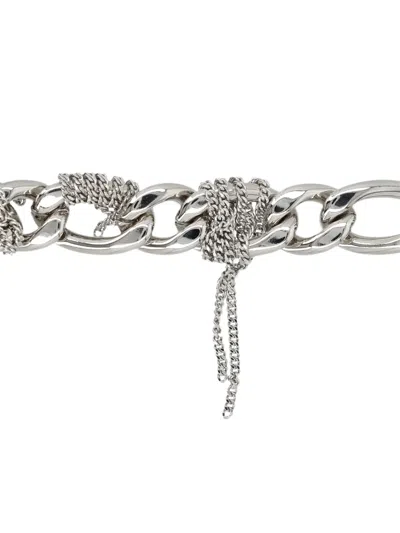 Justine Clenquet Chain-link Choker In Metallic