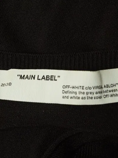 Pre-owned Off-white Logo-strap Fitted Dress