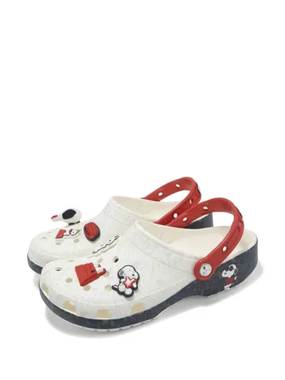 Crocs Peanuts Clog Rubber Sandals In White