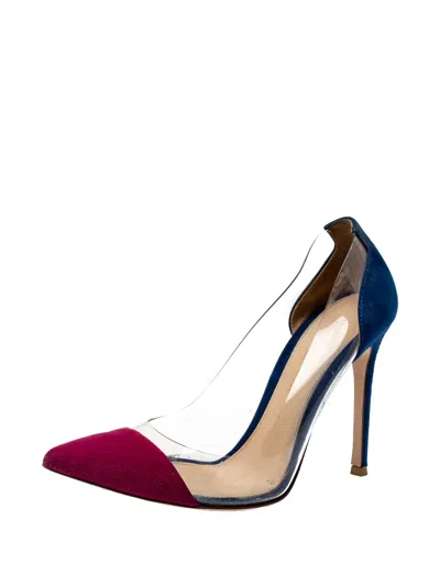 Pre-owned Gianvito Rossi 105mm Plexi Pumps