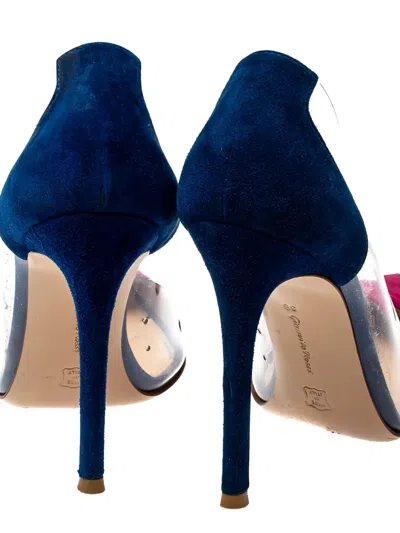 Pre-owned Gianvito Rossi 105mm Plexi Pumps