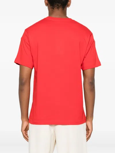Kenzo Crew Neck T-shirt Short Sleeves In Red