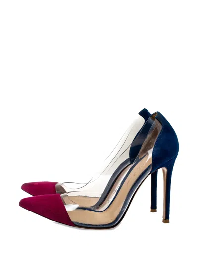 Pre-owned Gianvito Rossi 105mm Plexi Pumps