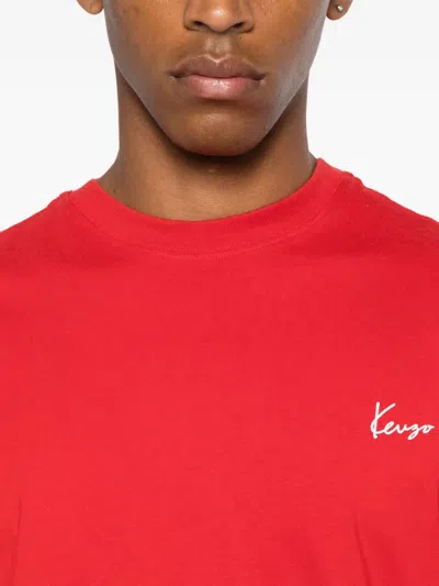 Kenzo Gots Archive Bouquet Print Cotton T-shirt In Red