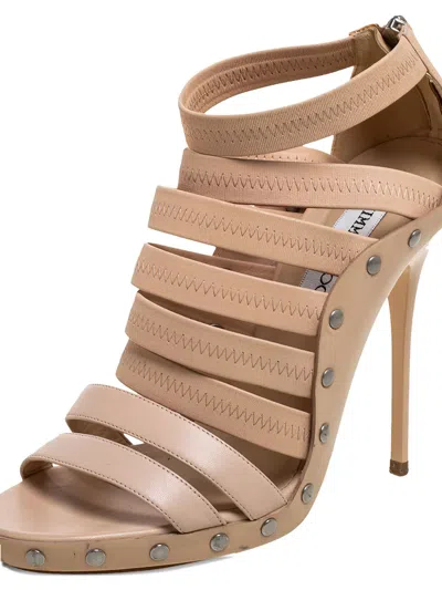 Pre-owned Jimmy Choo 125mm Aston Stud-detail Sandals