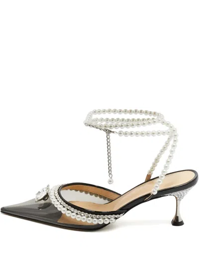 Pre-owned Mach&mach 105mm Crystal-embellished Pumps