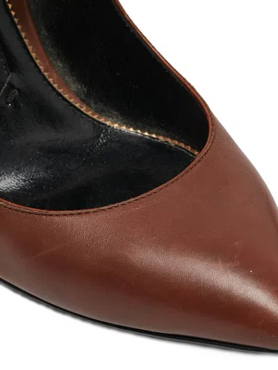 Pre-owned Tom Ford 110mm Lock-detail Leather Pumps