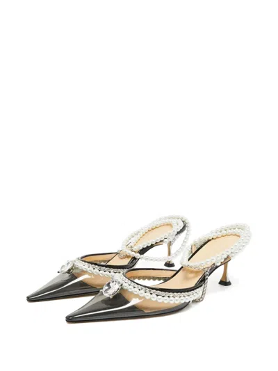 Pre-owned Mach&mach 105mm Crystal-embellished Pumps