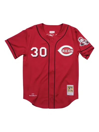 Mitchell & Ness Cincinnati 2005 "ken Griffey Jr." Jersey In Burgundy
