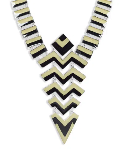 Pre-owned Missoni Geometric Enamel Necklace
