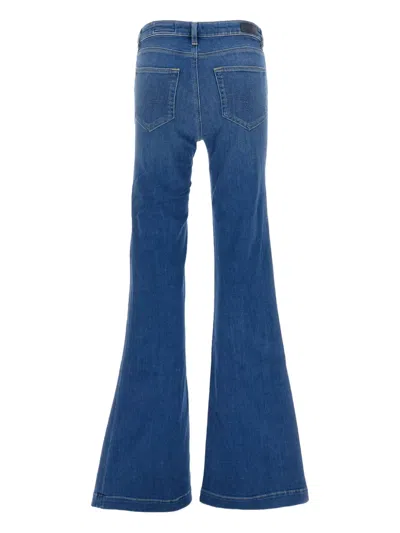Ag Madi High Waist Flare Jeans In Blue