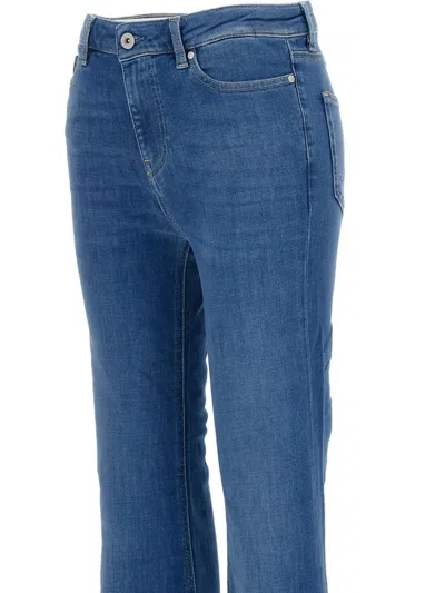 Ag Madi High Waist Flare Jeans In Blue
