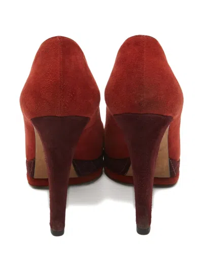 Pre-owned Chanel 120mm Suede Platform Pumps